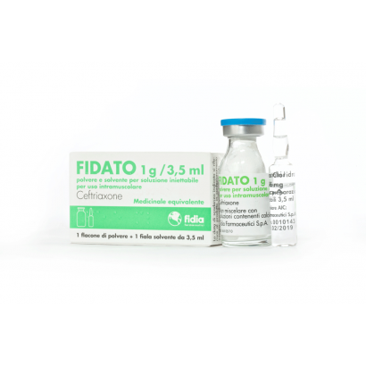 Фидато (Цефтриаксон) 1 000 мг/3,5 мл